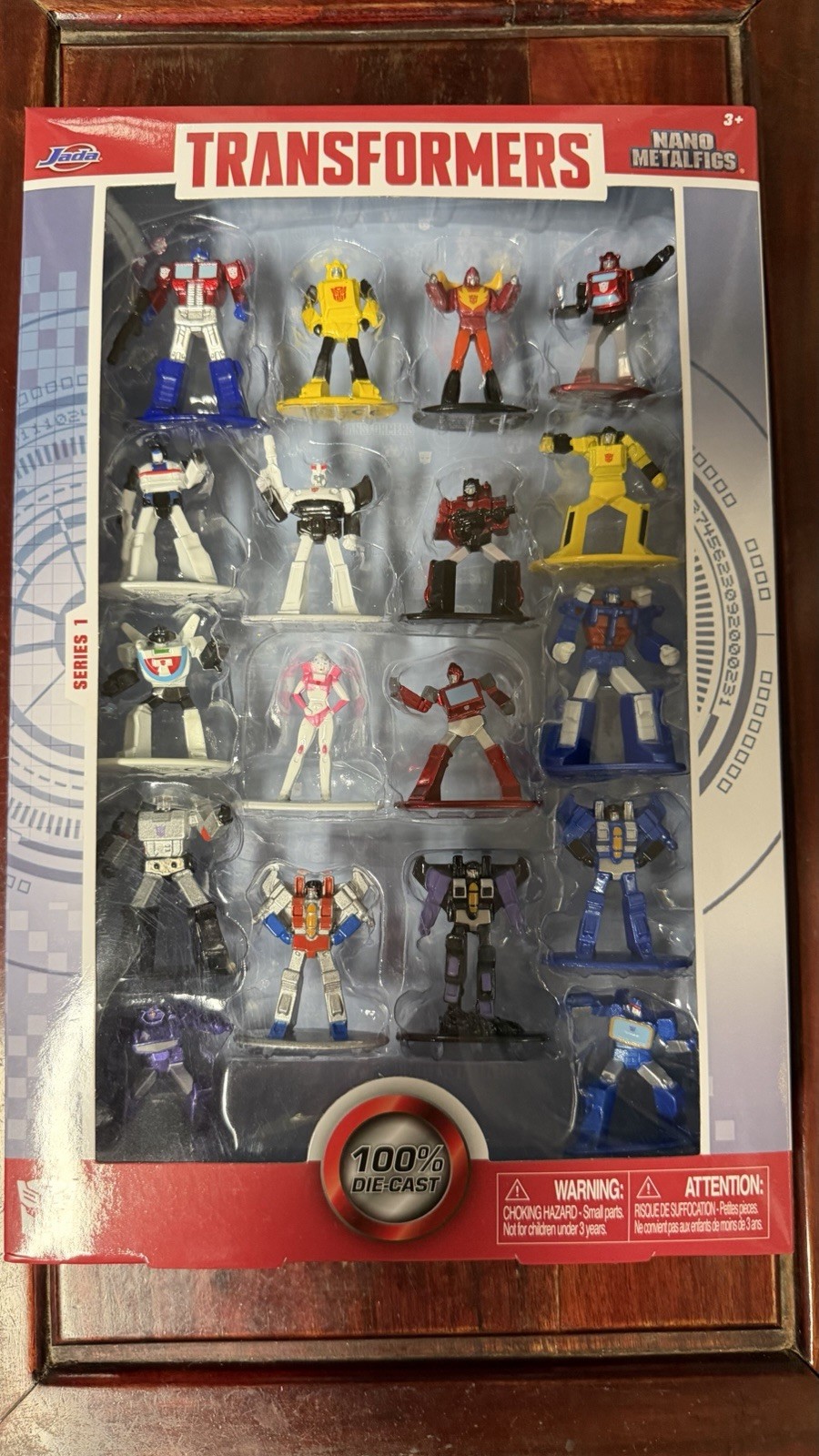 Jada Toys Transformers Serie 1 Nano Metal Figs Set 18 pezzi