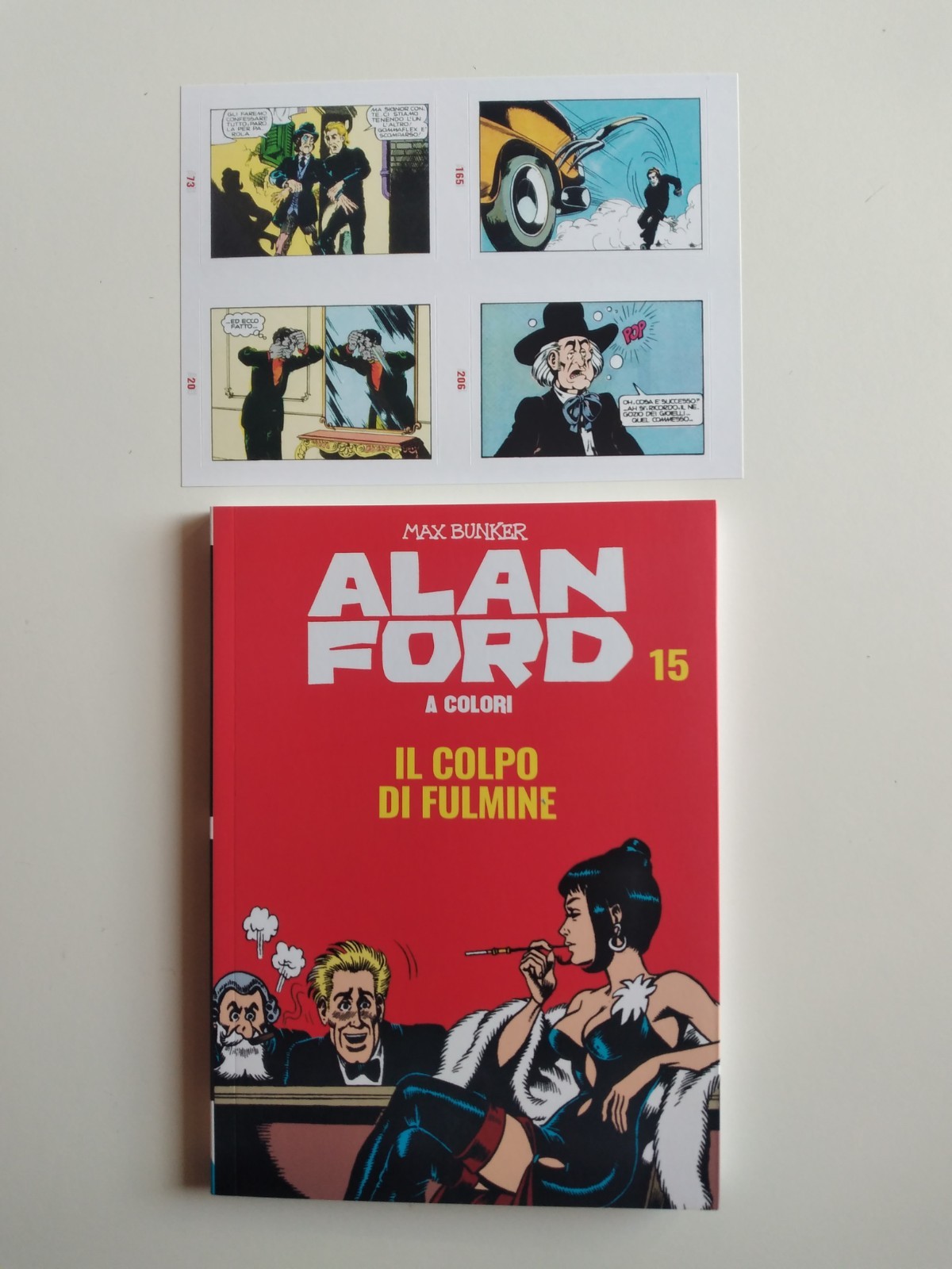 ALAN FORD  a Colori  n.15  c/Figurine  Gazzetta dello Sport   EDICOLA !!  Rif. 2