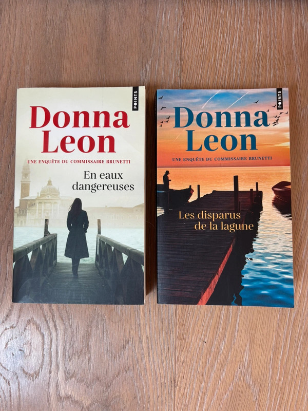 Lot 2 livres de donna leon