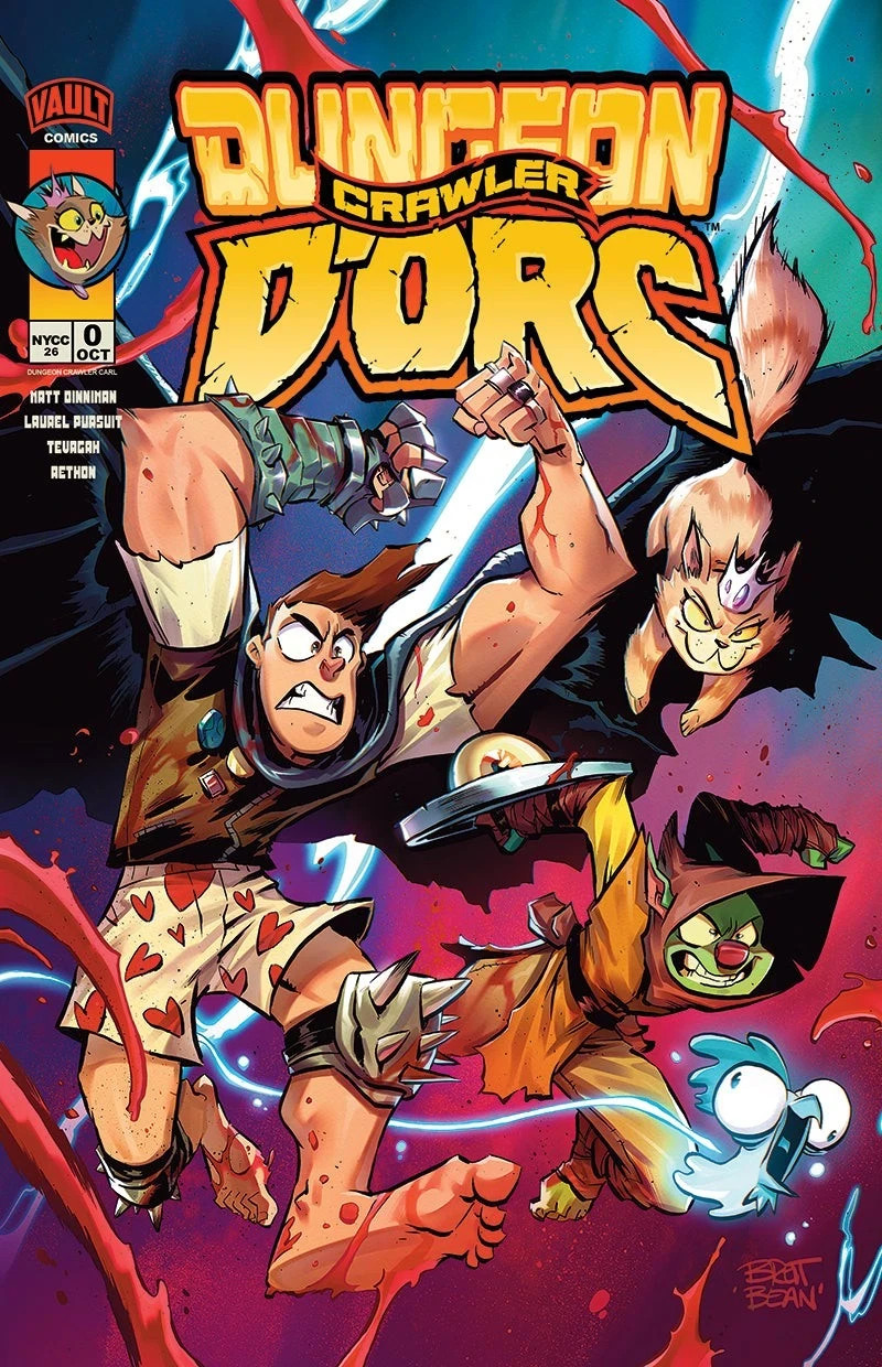 Dungeon Crawler Carl X D'ORC variante NYCC esclusiva di Brett Bean prevendita 10/12