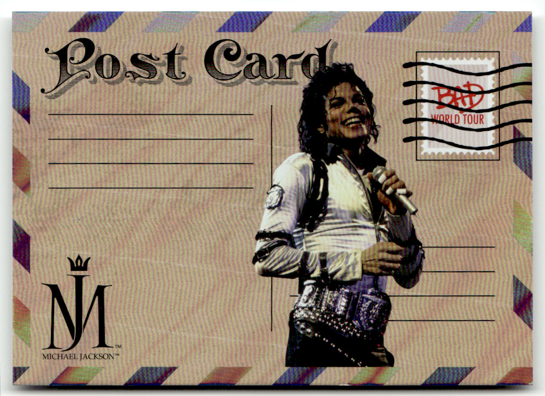 Keepsake BAD World Tour Michael Jackson 2025 No. 157 Post Card 6/15