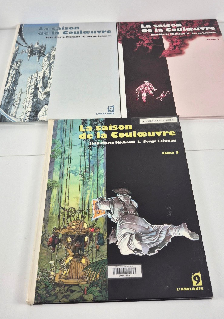 Lot 3 BD La Saison de la Couleuvre Tomes 1 2 3 Jean Marie Michaud Serge Lehman