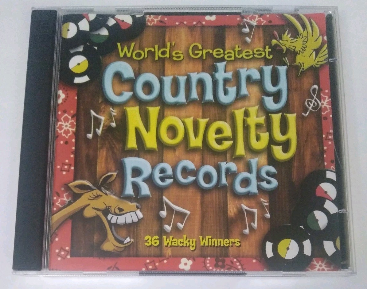 World's Greatest Country Novelty Records 36 Wacky Winners 2-CD Set 2001 VG