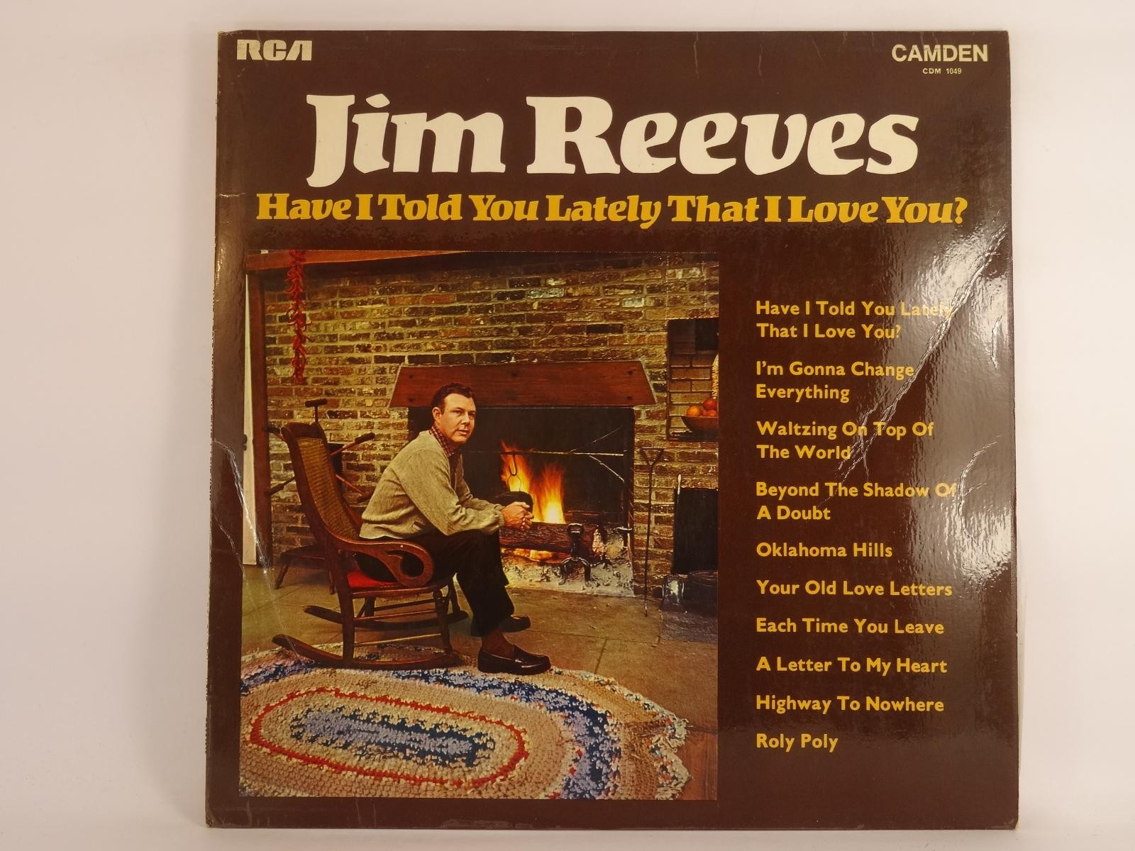 JIM REEVES HAVE I TOLD YOU LATELY THAT I LOVE YOU? (333) 10 Track LP plus Pictur