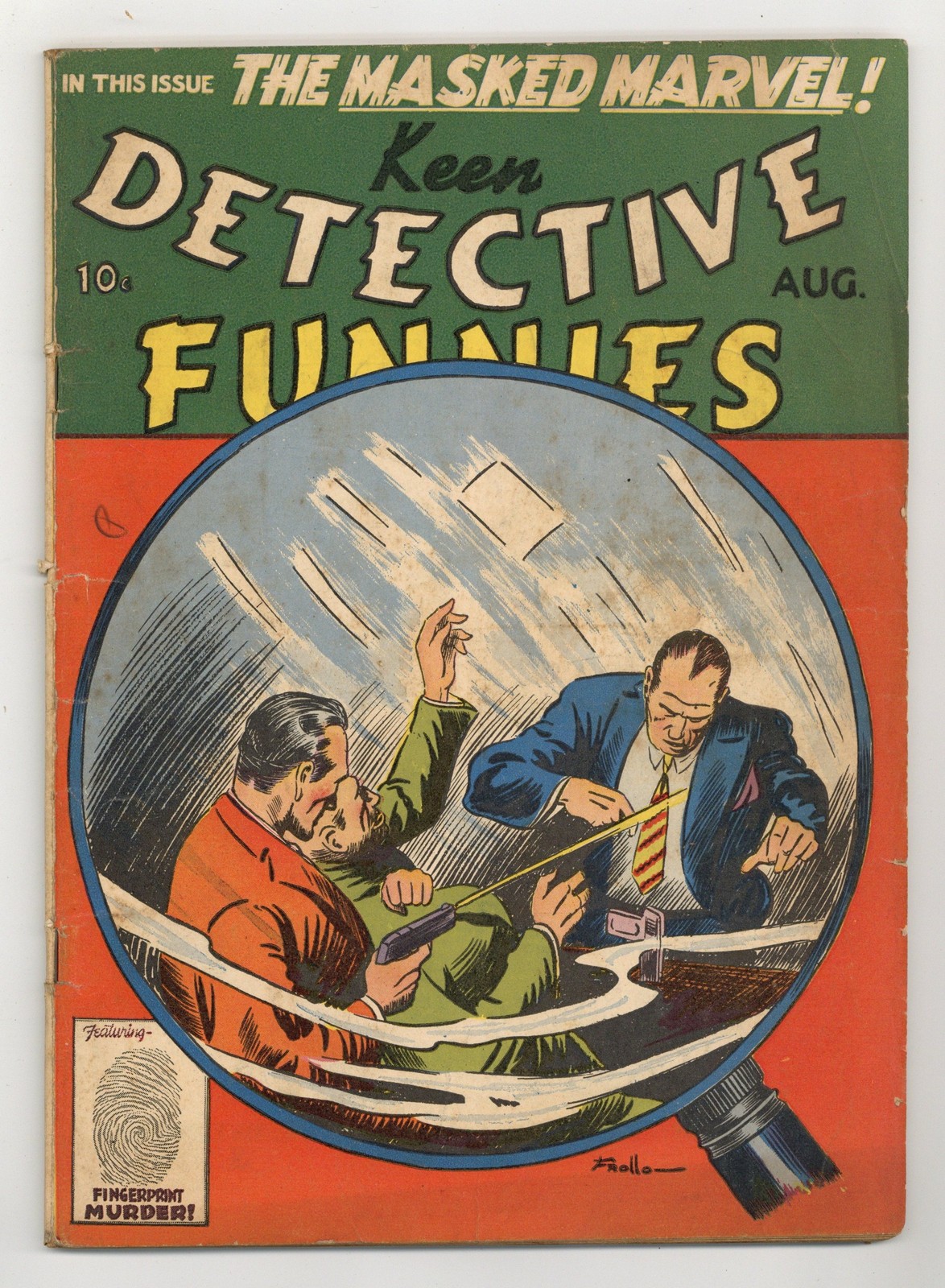 Keen Detective Funnies Vol. 2 #8 GD+ 2.5 1939