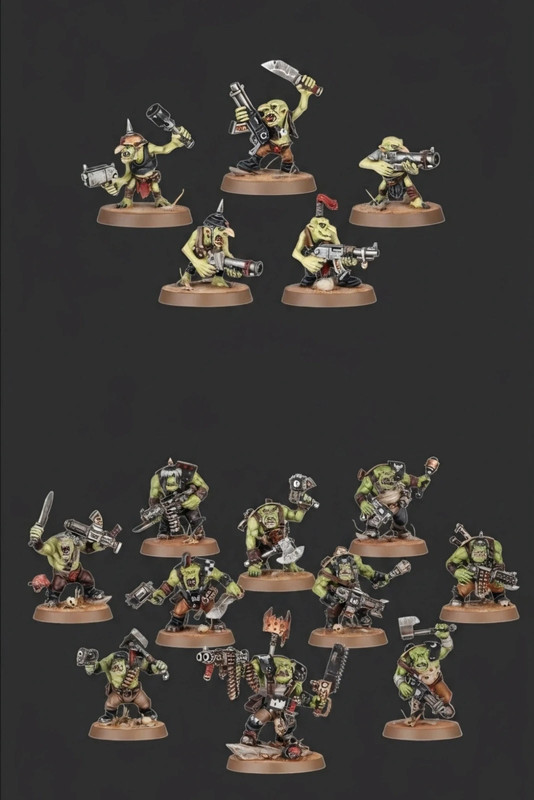 Vend 20 boyz et 10 gretchins ork armaggedon