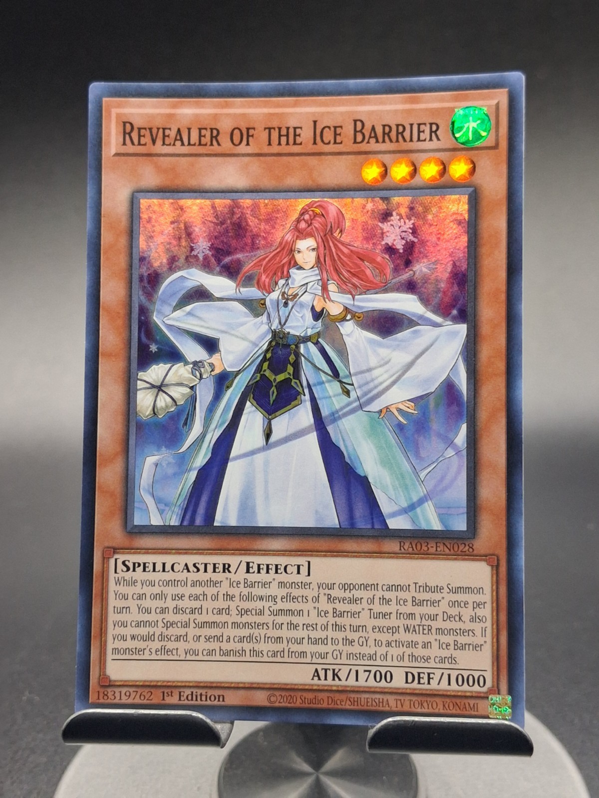 Rivelatore della Barriera di Ghiaccio (UR) RA03-EN028 Bonanza Quarto di Secolo Yu-Gi-Oh NM