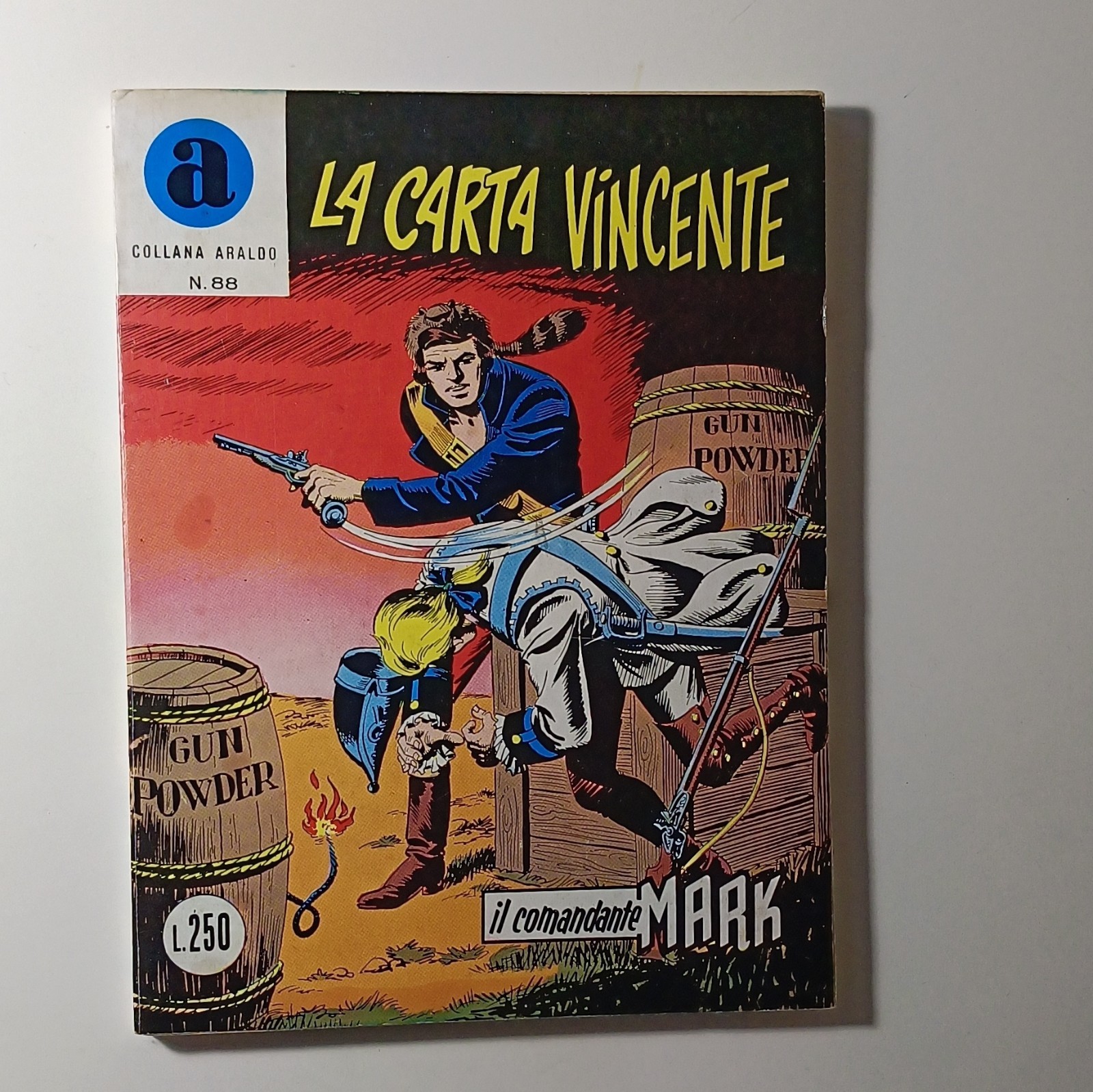 Il Comandante Mark n. 88 La carta vincente Collana Araldo 1974 EsseGesse