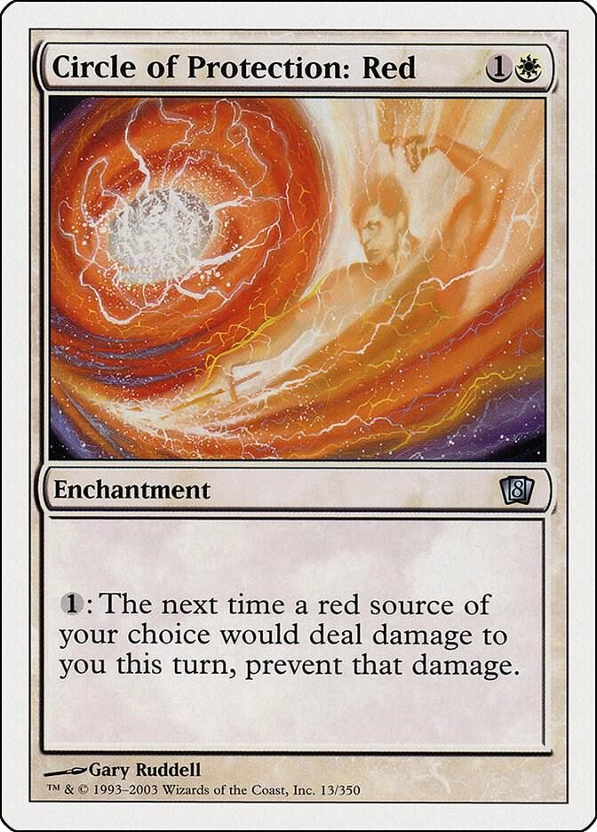Cerchio di Protezione: Rosso 13 8° Edizione Magic: The Gathering