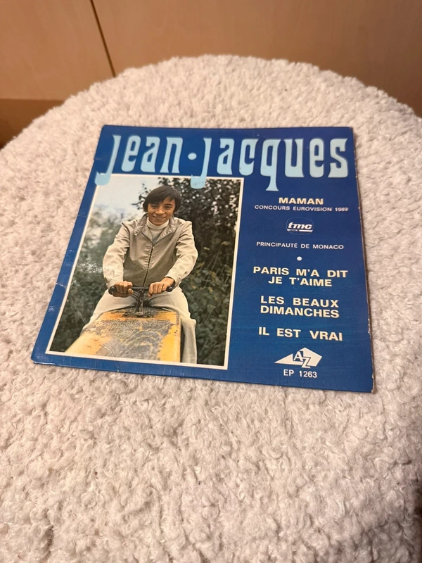 vinyle Jean Jacques Maman - Paris m’a dit je t’aime - Les beaux Dimanches - Il est vrai 45 tours