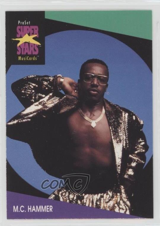 1991-92 Pro Set Super Stars MusiCards MC Hammer #125 0os7
