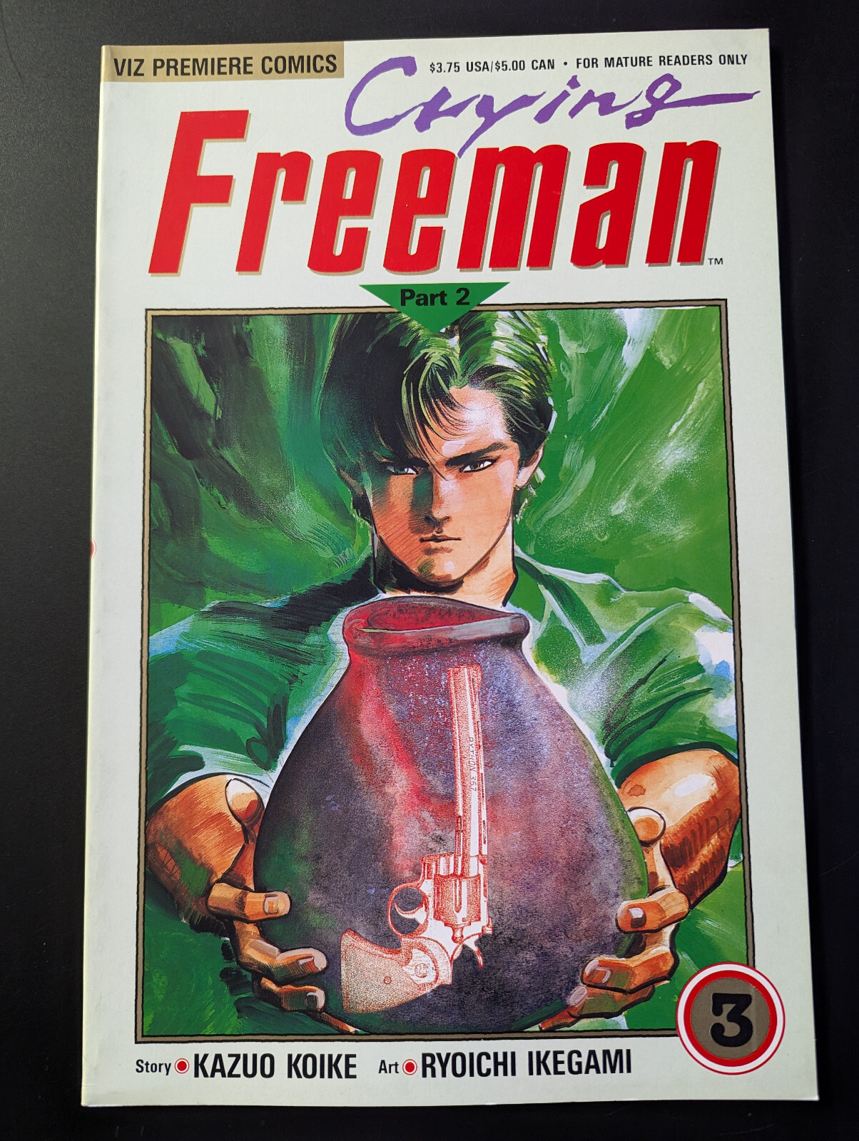 Crying Freeman Part 2 #3, Viz Premiere Comics, 1990, Manga.