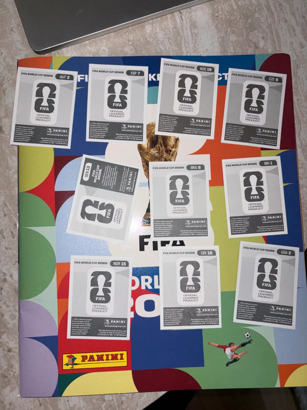 Stickers panini coupe de monde 2026