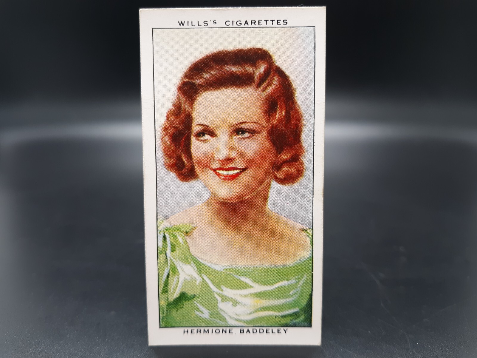 1930s Will's Radio & Film Stars HERMIONE BADDELEY Tobacco Cigarette Movie Card