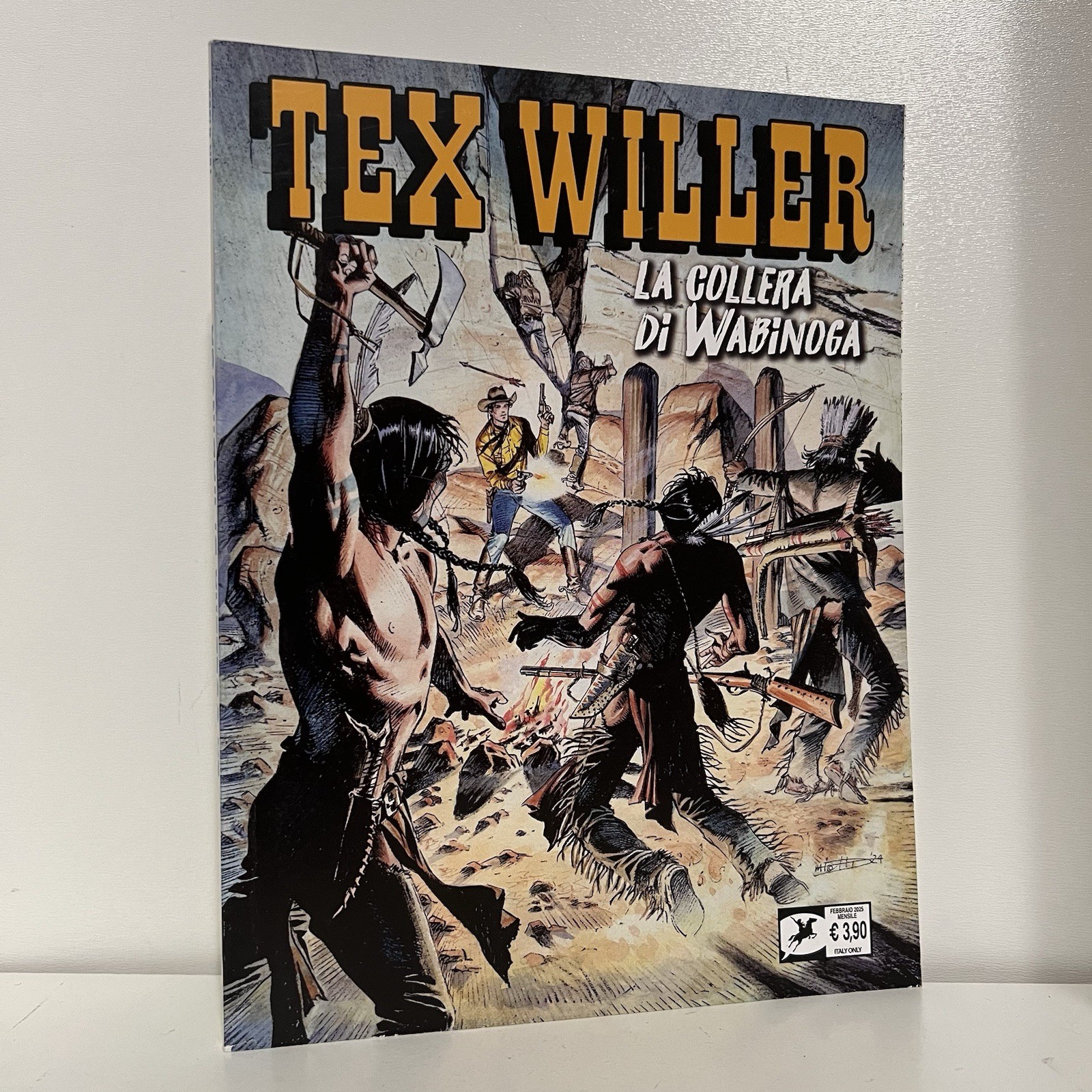 TEX WILLER 76 LA COLLERA DI WABINOGA FUMETTI SBE BONELLI FEBBRAIO 2025 GIOVANE