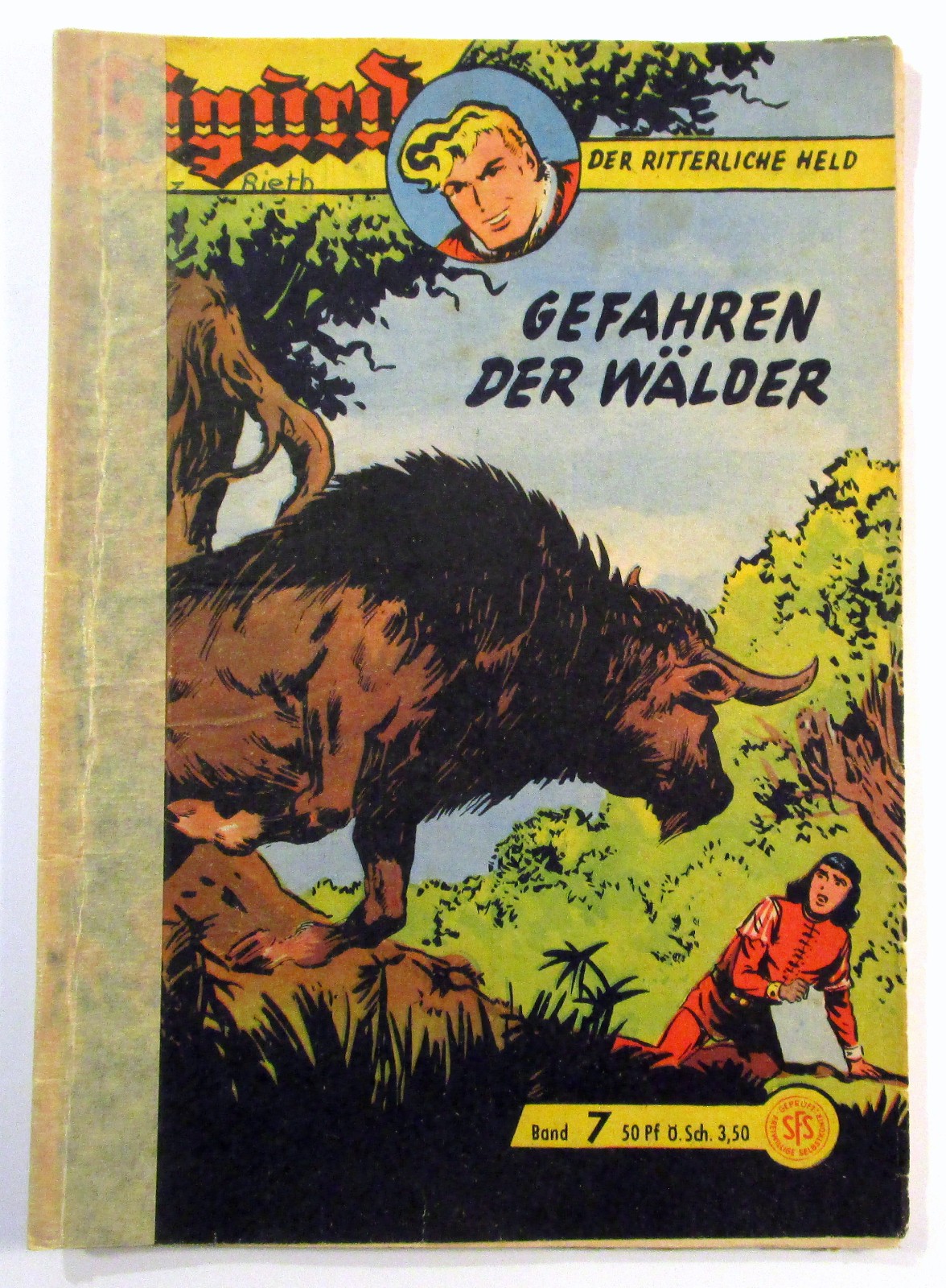 *Sigurd Grande Nastro # 7 Pericoli... Originale Lehning Editore 1958-68 Condizioni da 3 a 4