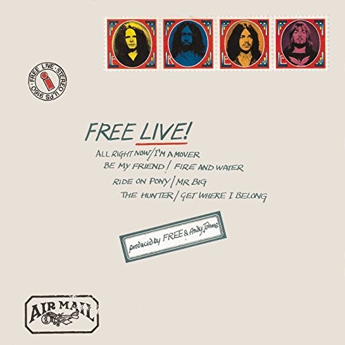 Free Live! CD Nuovo Live Recording Import Hard Rock Pop Rock Blues