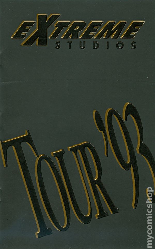 Extreme Studios Tour Book #1 VF 1993 immagine stock