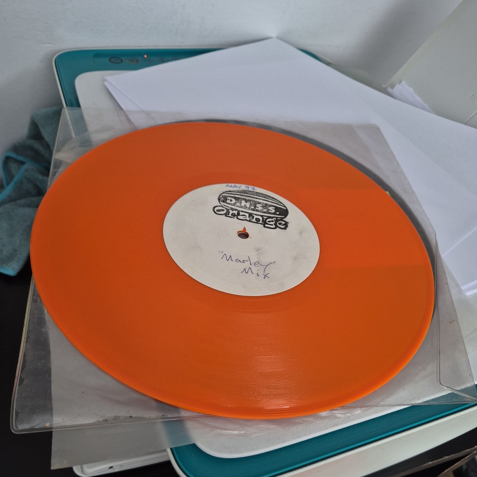 (16) D.H.S.S. ‎– D.H.S.S. Orange HAPPY HARDCORE 10"  VGC+