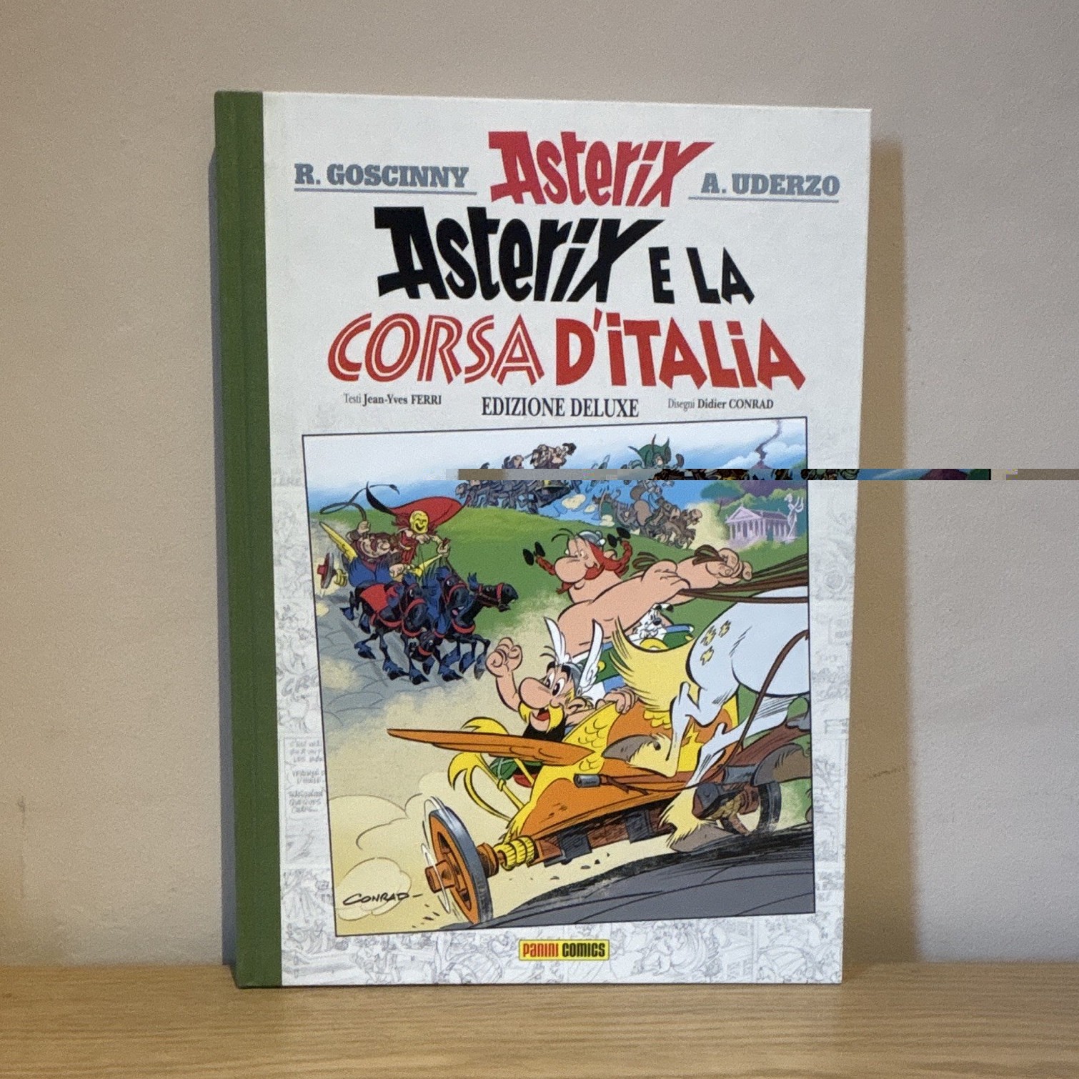 Asterix Asterix e la corsa d'Italia Album Deluxe Goscinny Panini Comics