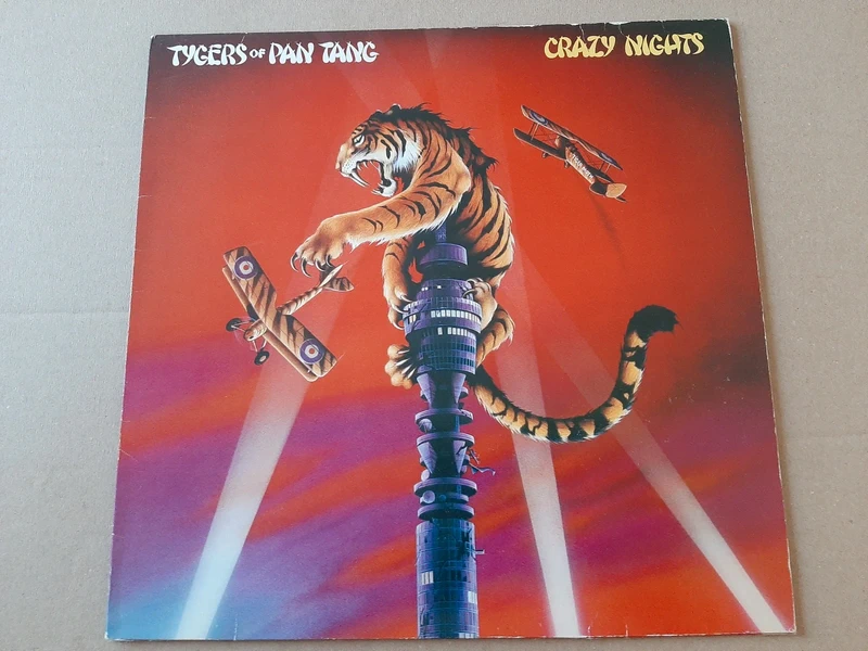 Vinyl 33trs- tygers of pan tang - crazy nights