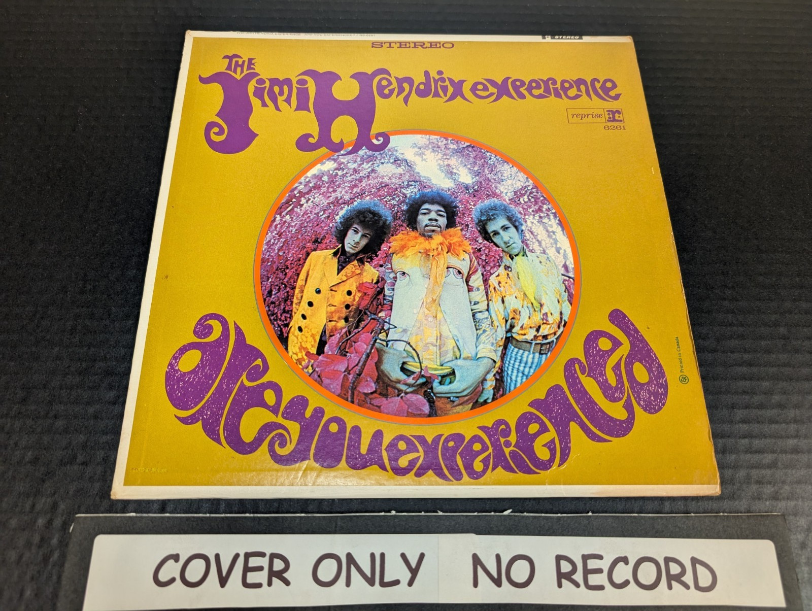 COVER ONLY Jimi Hendrix Experience - Are You Experienced -1967 Rock LP Album Art