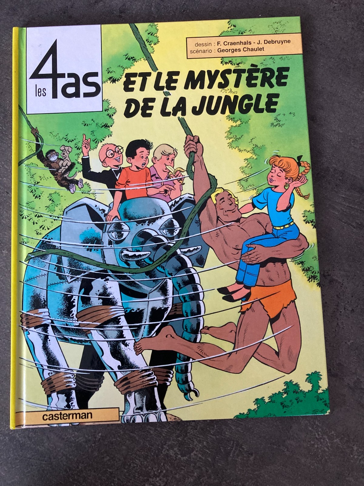 BD LES 4 AS et le mystère de la jungle N°29 bon état   G56