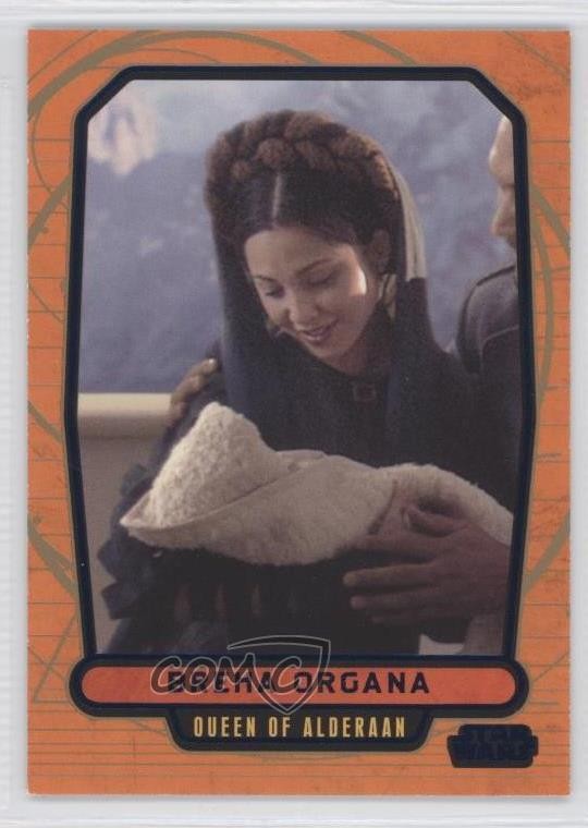 2013 Topps Star Wars Galactic Files Series 2 Blue 340/350 Breha Organa #450 1j8