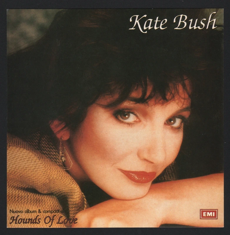 Cartolina promozionale Kate Bush 1985