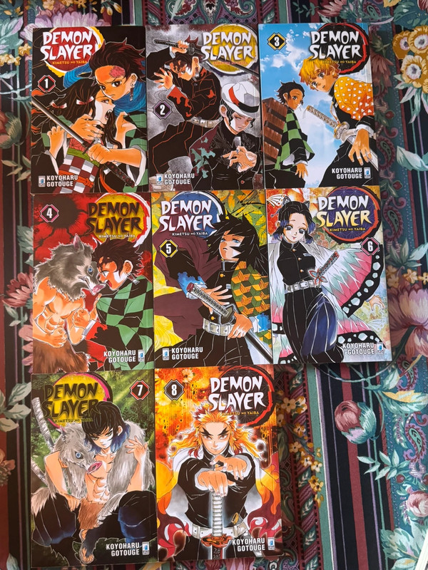 Lotto 8 manga Demon Slayer