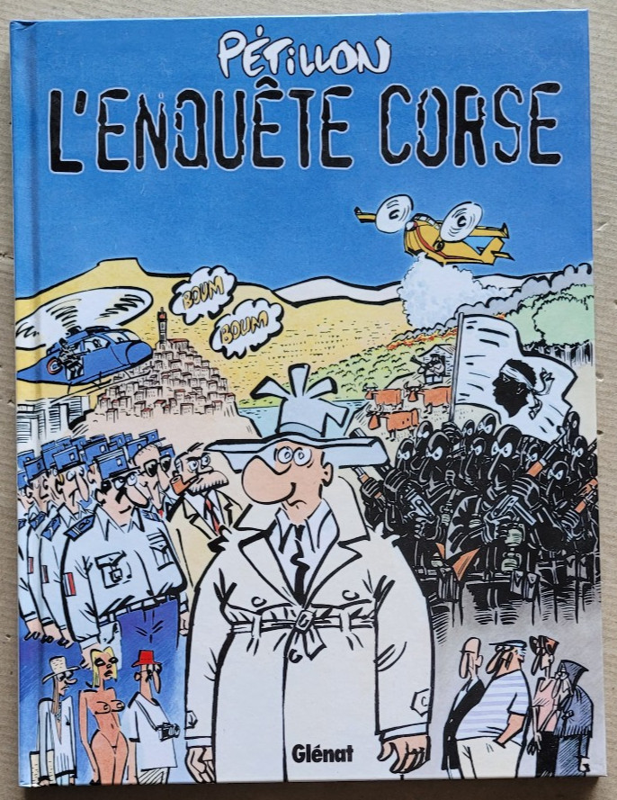 Jack Palmer L'Enquête Corse PETILLON éd Glénat rééd