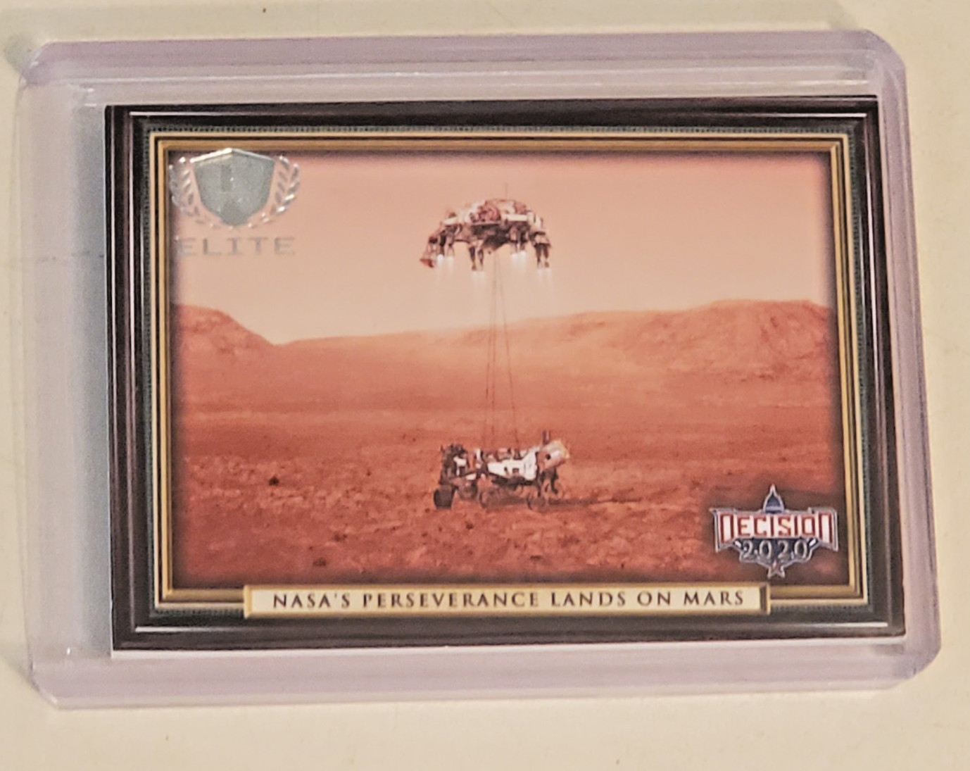 DECISION 2020 #E50 NASA lands on Mars, ELITE, Insert Thick. 20s2