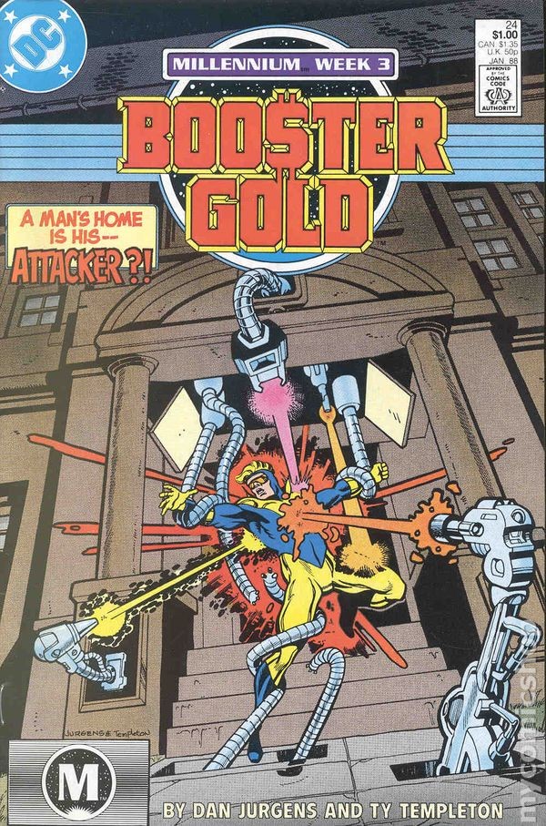 Booster Gold #24 VF 1988 Stock Image