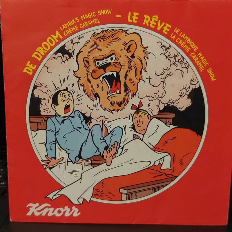 Vinyle Souple 45T publicitaire Knorr Belgique le reve / de droom
