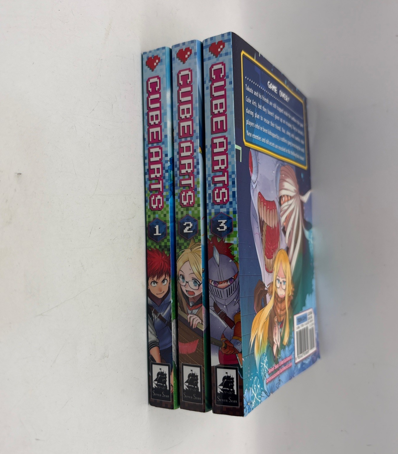 Cube Arts Vol 1 2 e 3 Manga Lotto Serie Completa Inglese Sette Mari Tomomi Usui