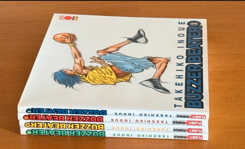 Lotto Buzzer Beater Vol.1-4 Manga completo di Takehiko Inoue-planet manga panini