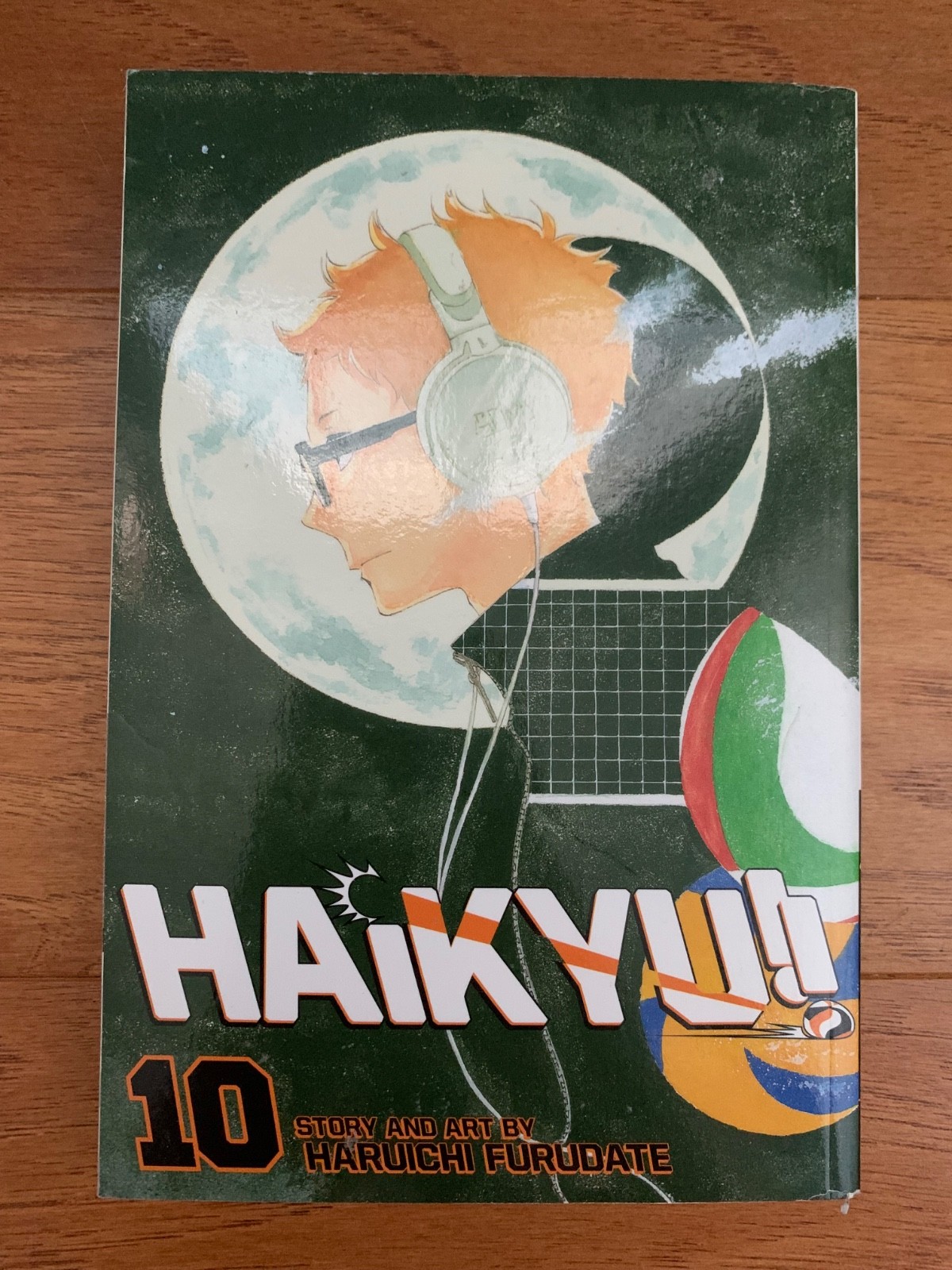Haikyu!! Manga vol. 10 inglesi (copertina tascabile, usati, buone condizioni)