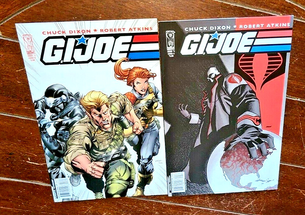 G.I. Joe #3 & #4 di Chuck Dixon & Robert Atkins, (2009, IDW): spedizione gratuita!