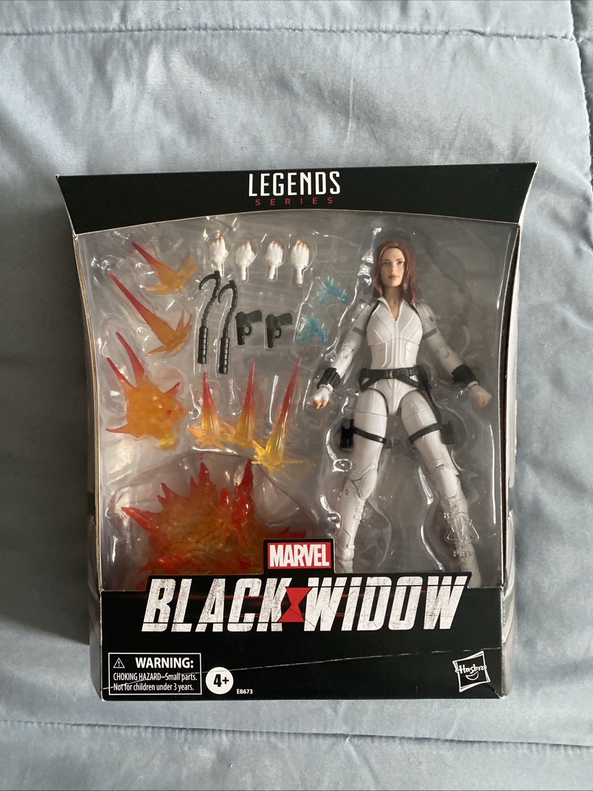 Hasbro Marvel Legends Series Black Widow 6-Inch Deluxe Action Figure White Suit