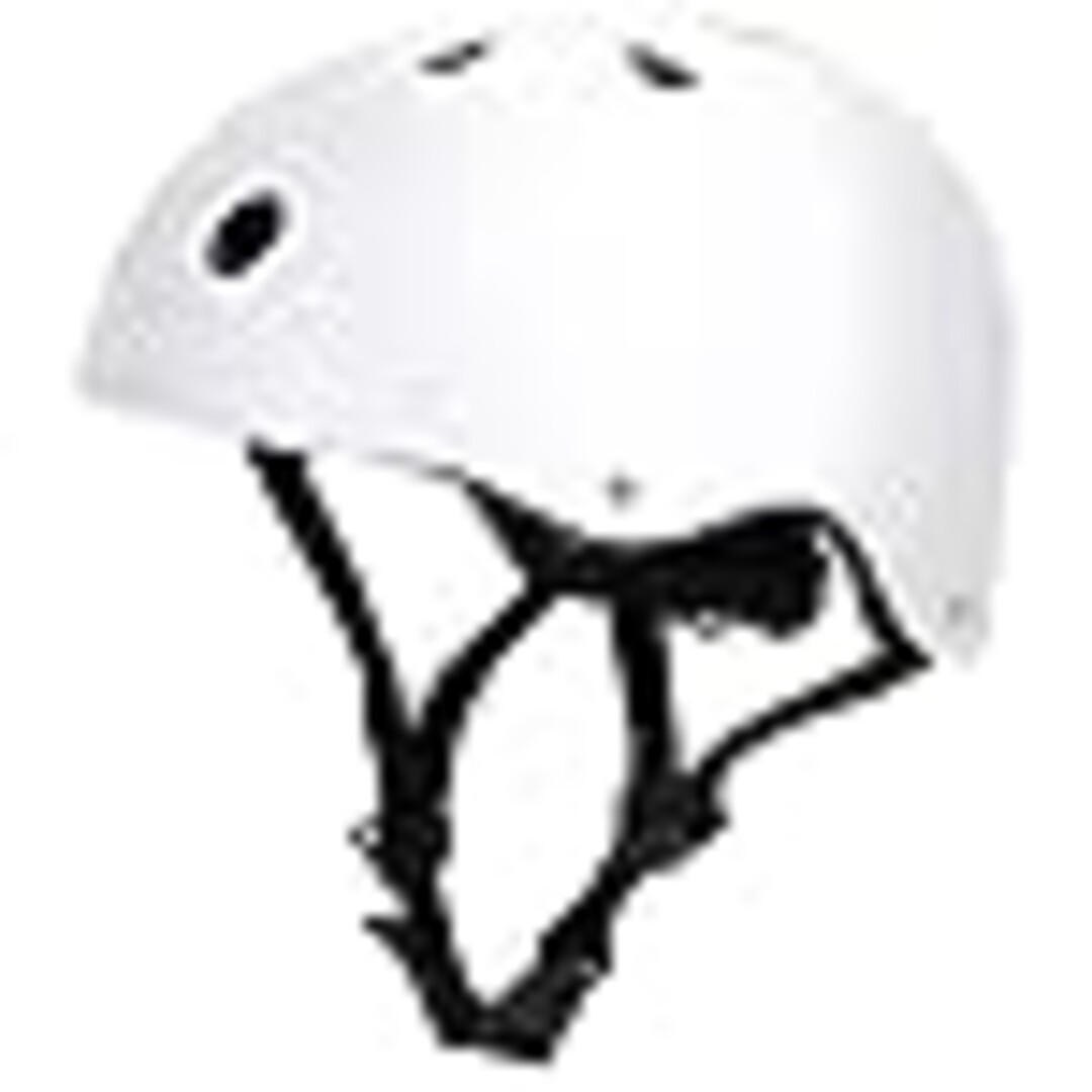 LeapBeast Casco per Bambini per Bici e Scooter, Bianco Opaco, Taglia M
