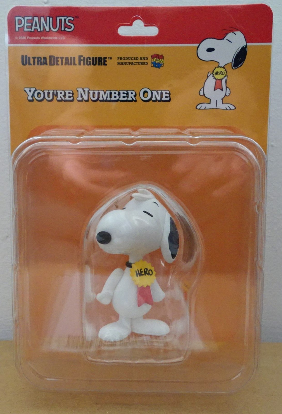 Medicom Toy Figura Ultra Dettaglio UDF Peanuts Snoopy Sei il numero uno nuovo!