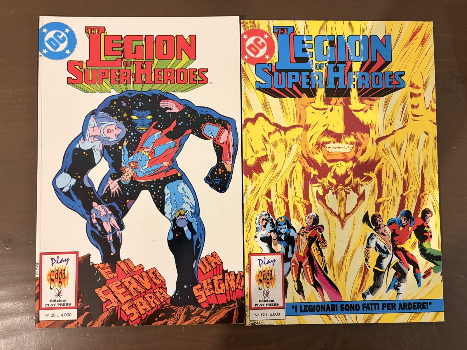 The Legion of Super Heroes - Play Saga n.19 - 20 - DC Comics Play Press