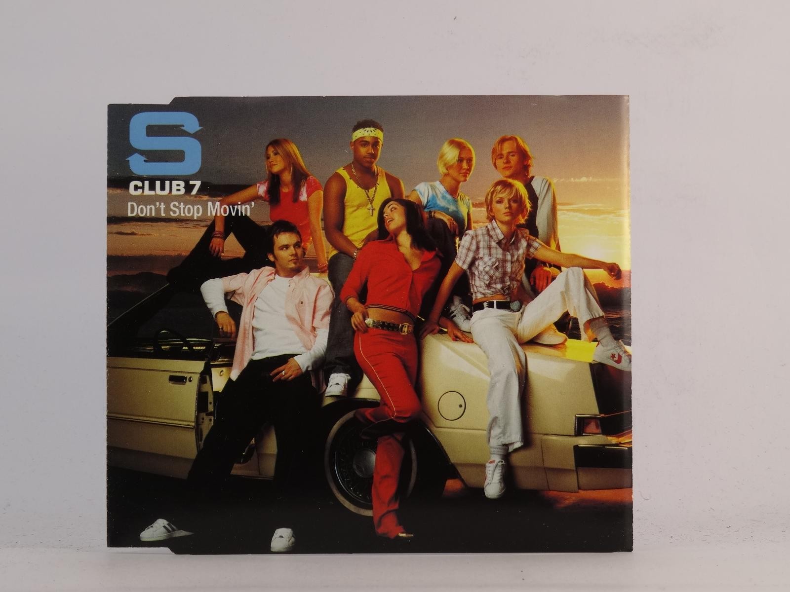 S CLUB 7 DON'T STOP MOVIN' (J4) 4 Track CD Single including Picture Sleeve POLYD