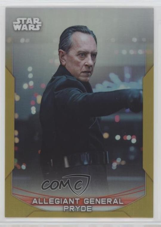 2020 Topps Star Wars Chrome Perspectives 43/50 Allegiant General Pryde #35 0dx5