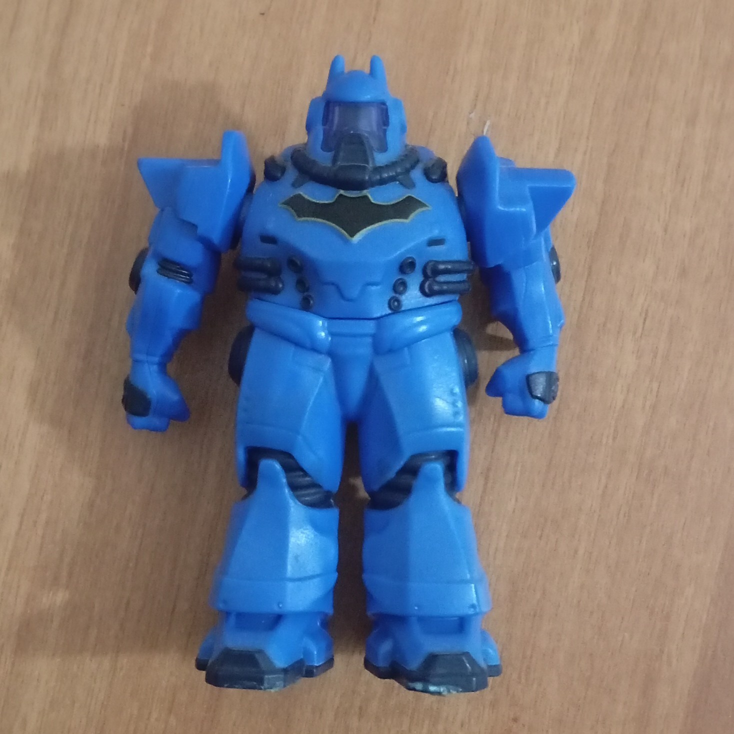 Batman Action Figure con armatura/mech blu smontabile, lotto pezzi