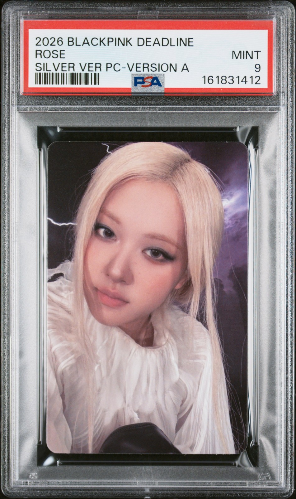 2026 ROSA NERO 3° MINI ALBUM SCADENZA VERSIONE ARGENTO FOTOCARTOLINE ROSE PSA 9