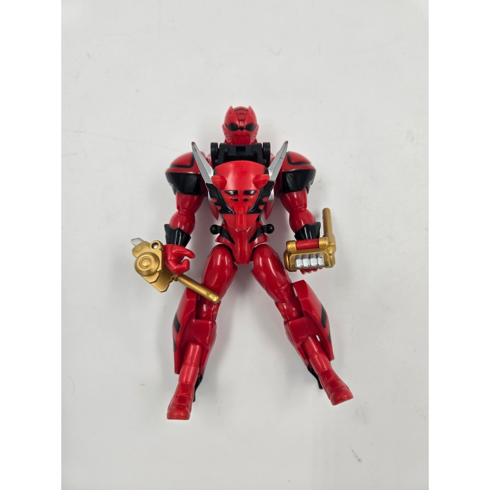 Power Rangers Jungle Fury Transforming Tiger Animorphin Red Ranger 7" Bandai 07