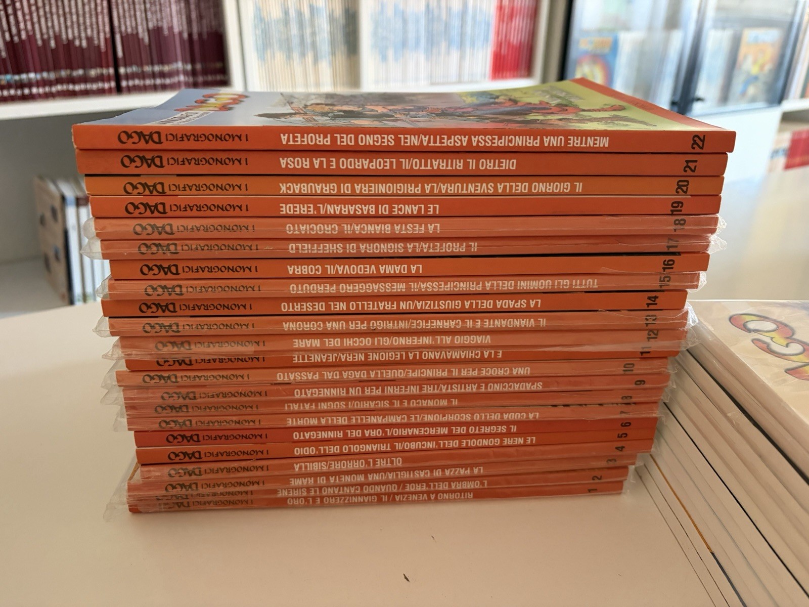 Editoriale Aurea I Monografici Dago (Dago) lotto misto a colori