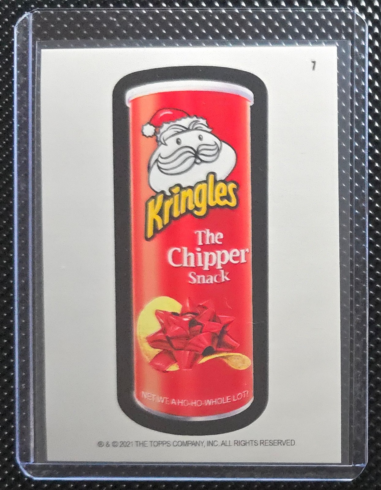 2021 Topps Wacky Packages December Kringles #7 Christmas Holiday Coupon Back