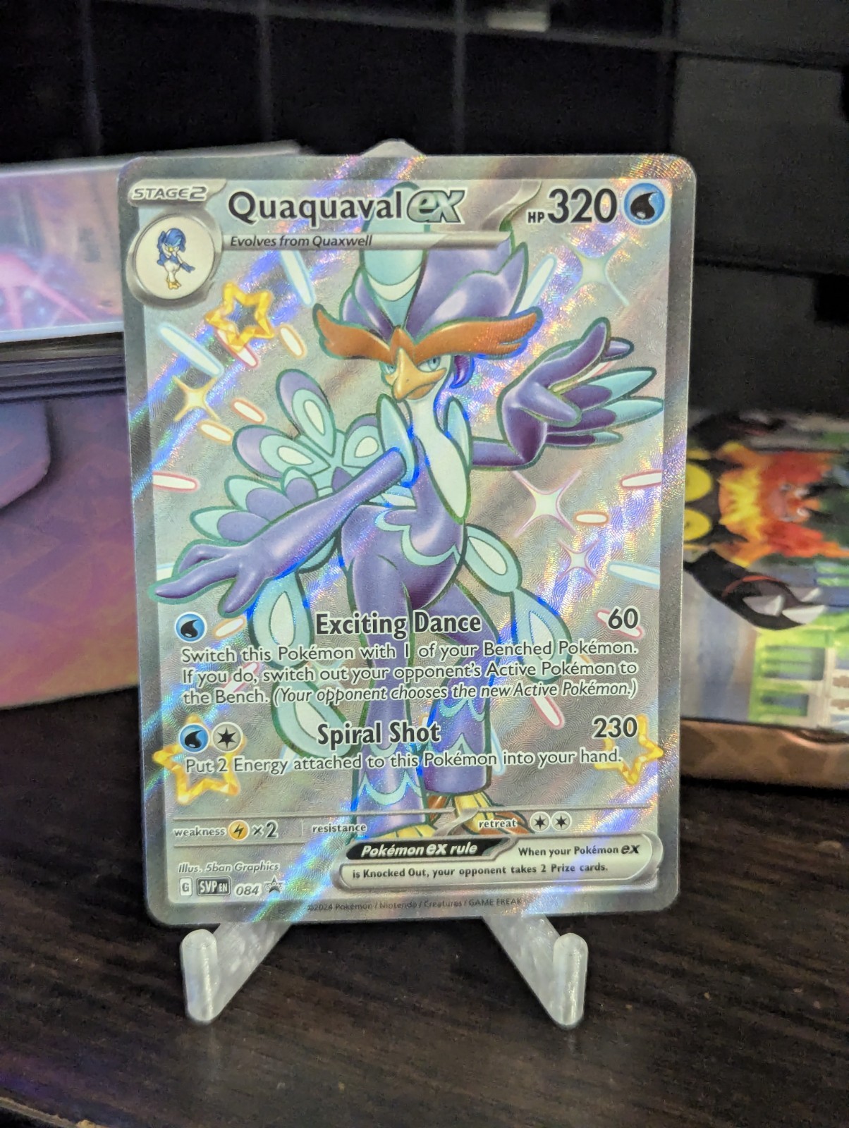 Carte promozionali Quaquaval ex 084 Sv: Scarlet & Violet Holo